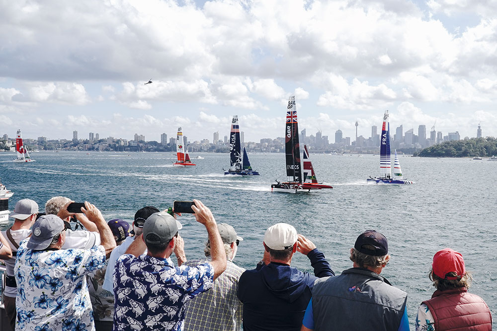 Sydney SailGP back in February. Image: Thomas Lovelock for SailGP