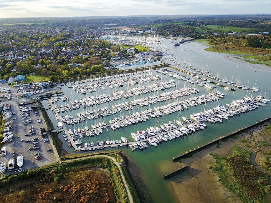 parking at lymington yacht haven